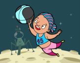 Jugadora de voleibol