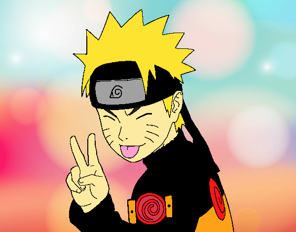 Naruto sacando lengua