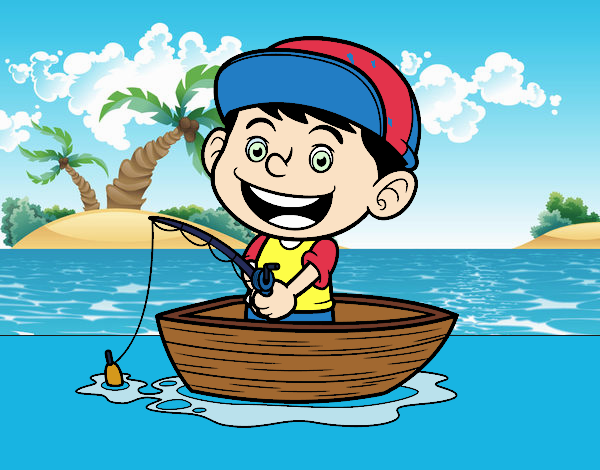 Niño pescando