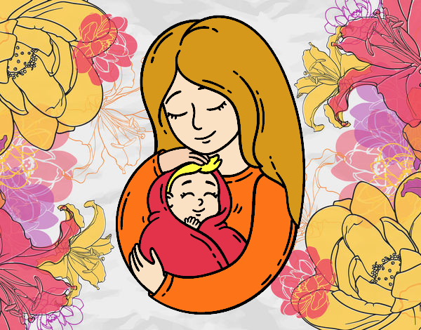 mUY FELIZ DIA DE LA MADRE.🧡🧡🧡 🧡