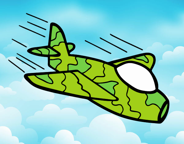 Avión de camuflaje