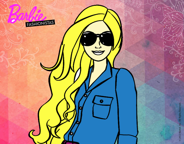 Barbie con gafas de sol