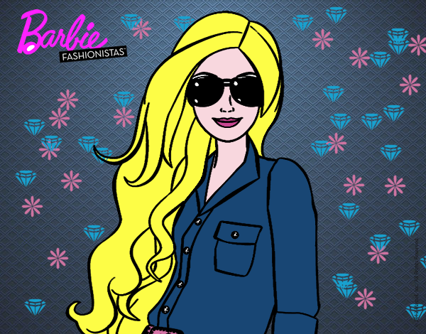 Barbie con gafas de sol