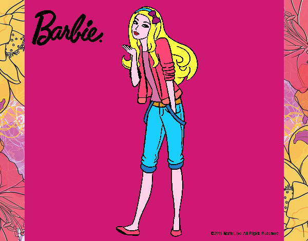 Barbie con look casual