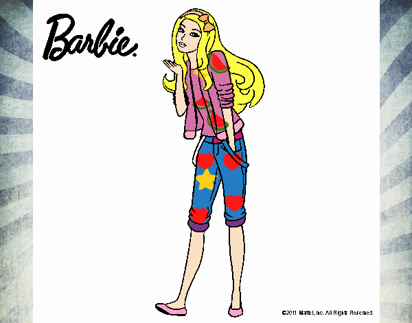 Barbie con look casual