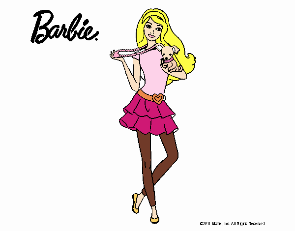 Barbie y su mascota