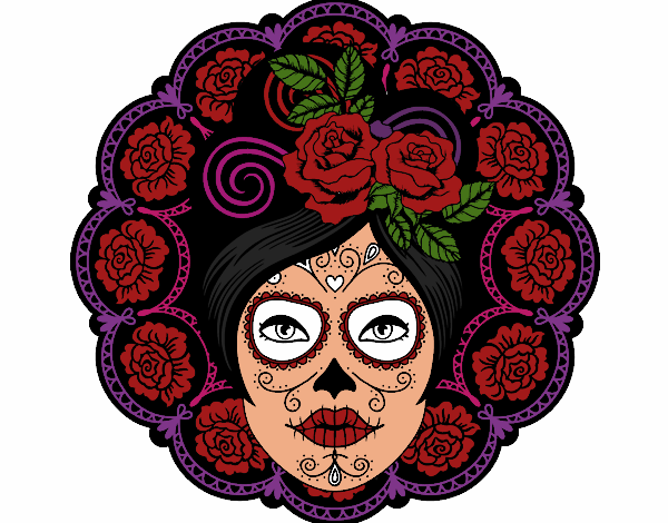 Calavera mejicana femenina