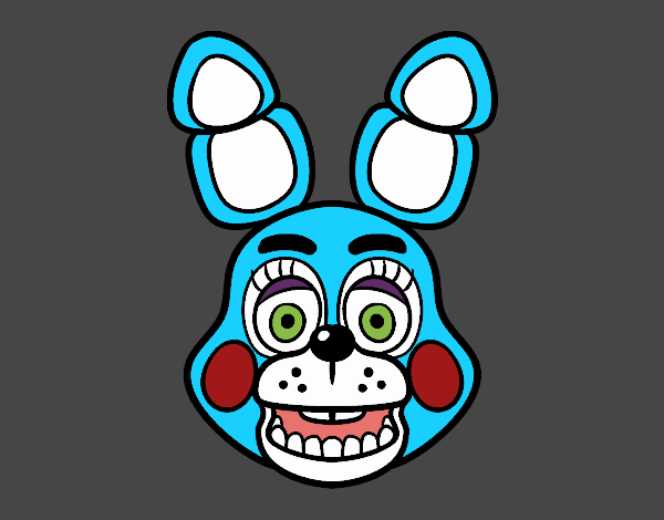 Cara de Toy Bonnie de Five Nights at Freddy's