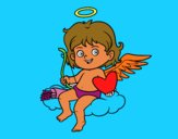 Cupido en una nube