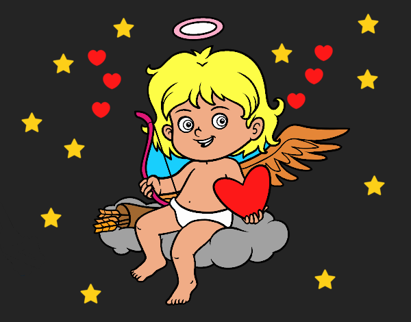 Cupido en una nube