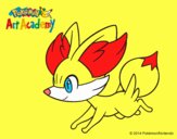 Fennekin corriendo