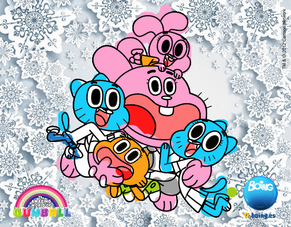 Gumball y amigos contentos