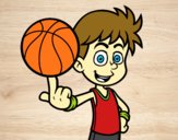 Jugador de baloncesto junior