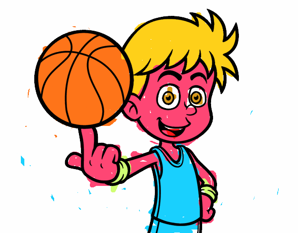 Jugador de baloncesto junior