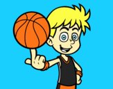 Jugador de baloncesto junior