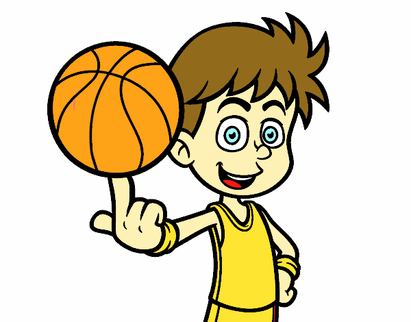 Jugador de baloncesto junior