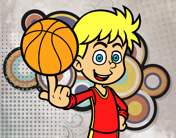 Jugador de baloncesto junior