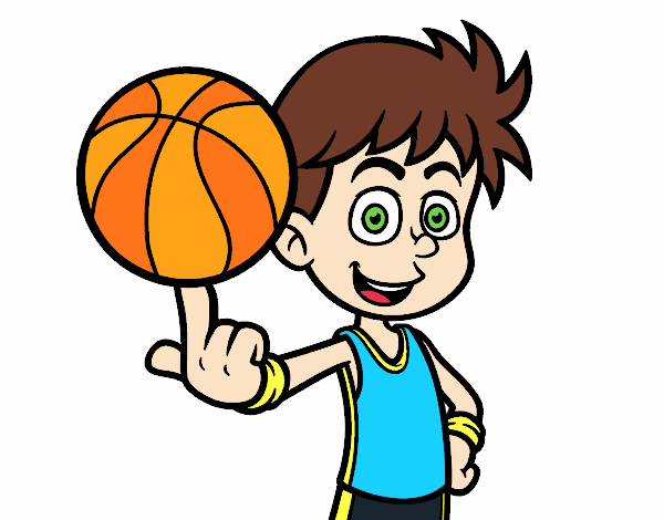 Jugador de baloncesto junior