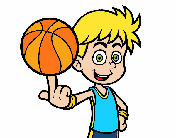 Jugador de baloncesto junior