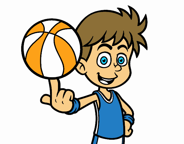 Jugador de baloncesto junior