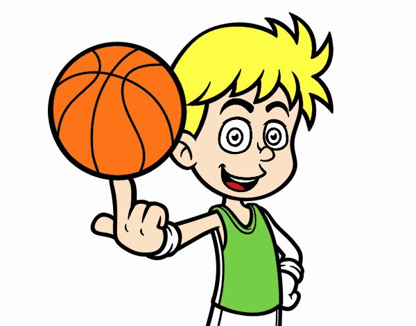 Jugador de baloncesto junior