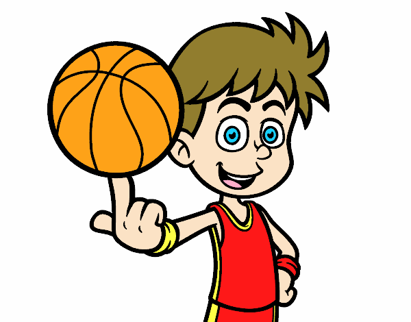 Jugador de baloncesto junior