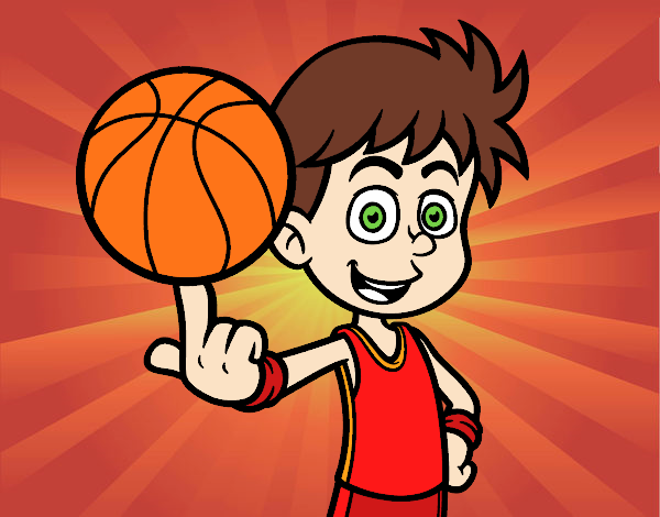 Jugador de baloncesto junior