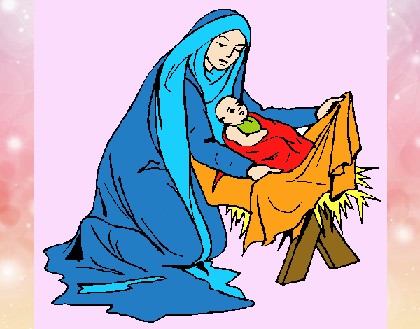 Dibujo de Virgen Maria pintado por en  el día 12-05-20 a las  14:30:12. Imprime, pinta o colorea tus propios dibujos!
