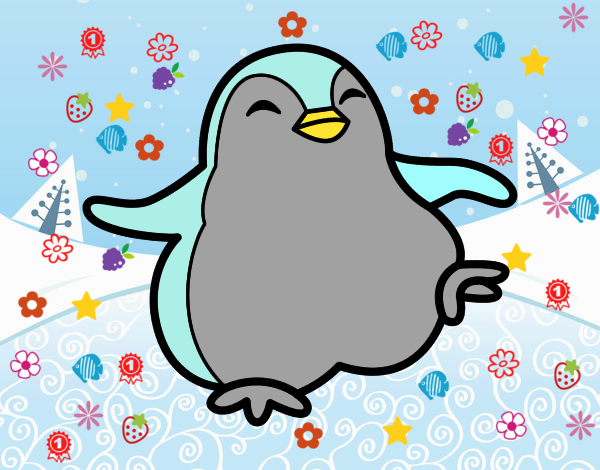 Pingüino bailando