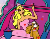 Princesa cantante y su perrita