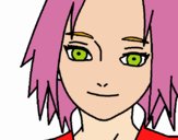 Sakura Haruno red