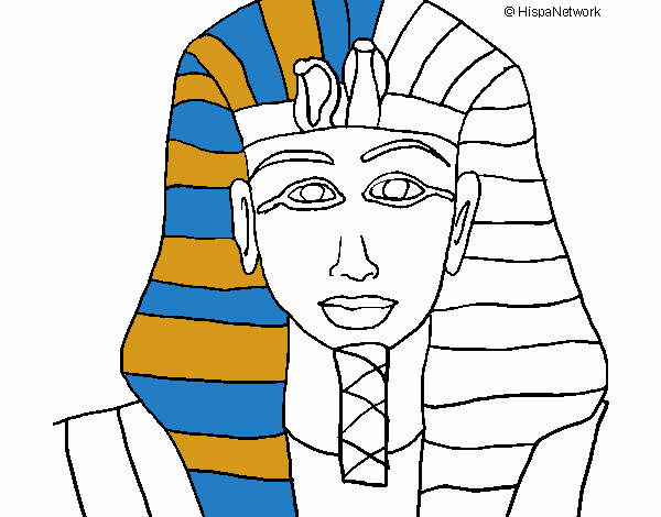 Dibujo de Tutankamon pintado por en  el día 13-05-20 a las  21:55:05. Imprime, pinta o colorea tus propios dibujos!