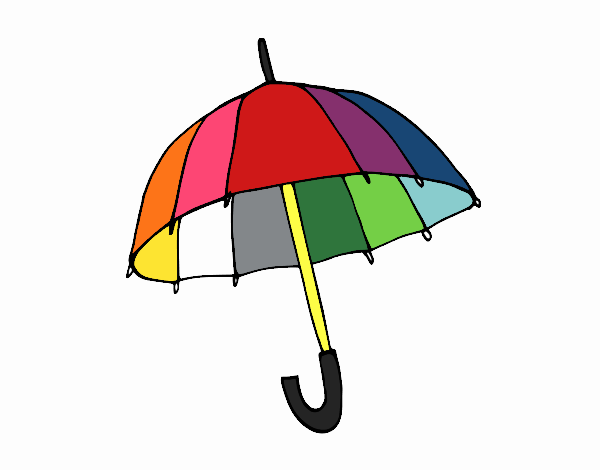 Dibujo de Un paraguas pintado por en Dibujos.net el día 18-12-20 a las  05:01:09. Imprime, pinta o colorea tus propios dibujos!