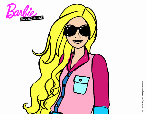 Barbie con gafas de sol