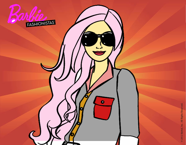 Barbie con gafas de sol