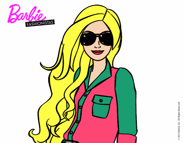 Barbie con gafas de sol