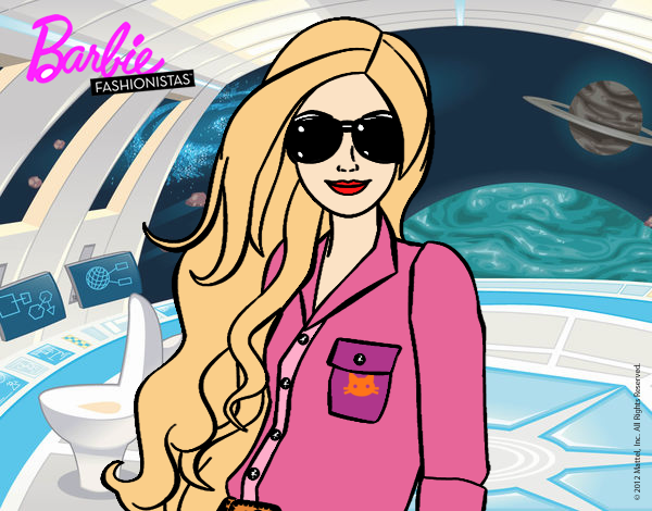 Barbie con gafas de sol