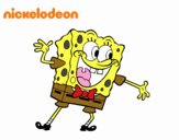 Bob Esponja saludando