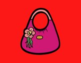 Bolso con flor