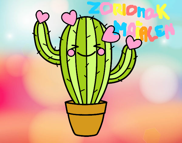 Cactus corazón