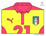 Camiseta del mundial de fútbol 2014 de Italia