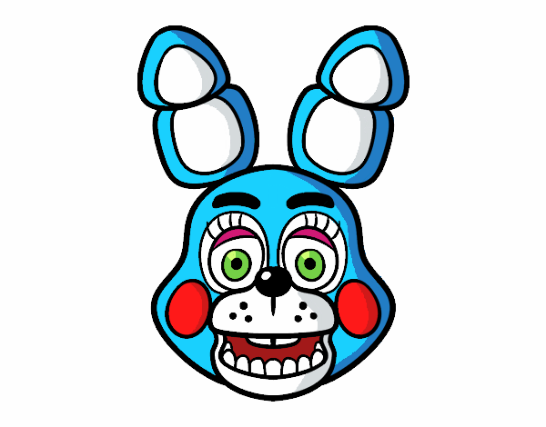 Cara de Toy Bonnie de Five Nights at Freddy's