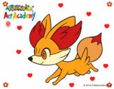 Fennekin corriendo