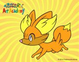 Fennekin corriendo