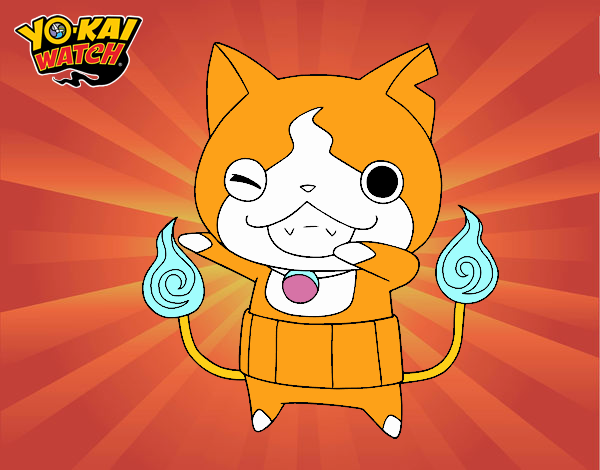 Jibanyan guiñando el ojo