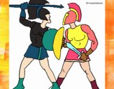 Lucha de gladiadores