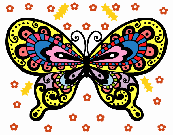                               mariposa hermosa