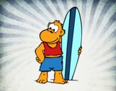 Mono surfero