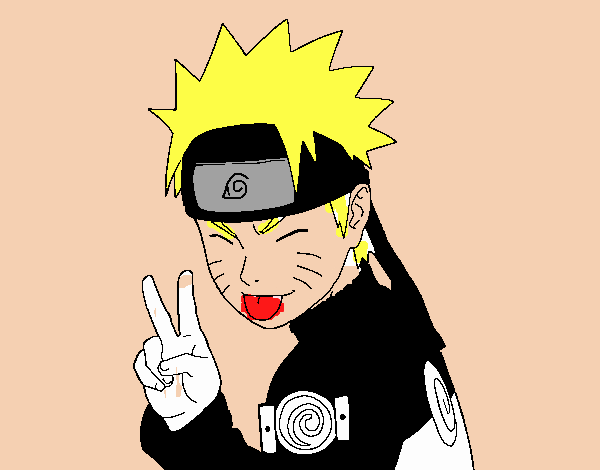 Naruto sacando lengua