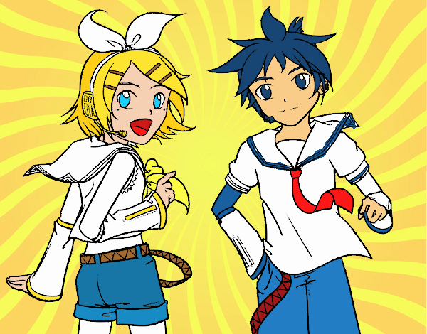 Rin y Len Kagamine Vocaloid